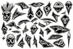 Thunder tattoo idea