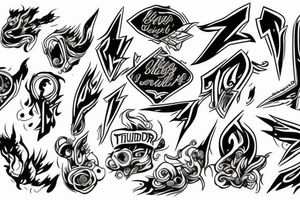 Thunder tattoo idea