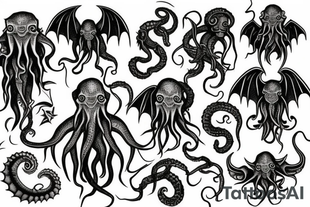 Cthulhu tattoo idea