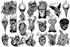 Off candle tattoo idea