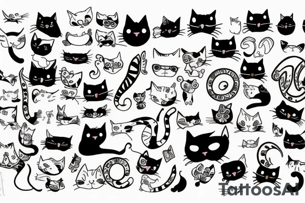 cat tattoo idea
