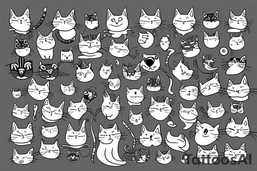 cat tattoo idea