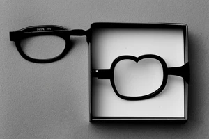 Square frame eyeglasses, 707, heart tattoo idea