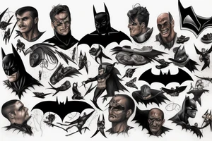 Batman Villans tattoo idea