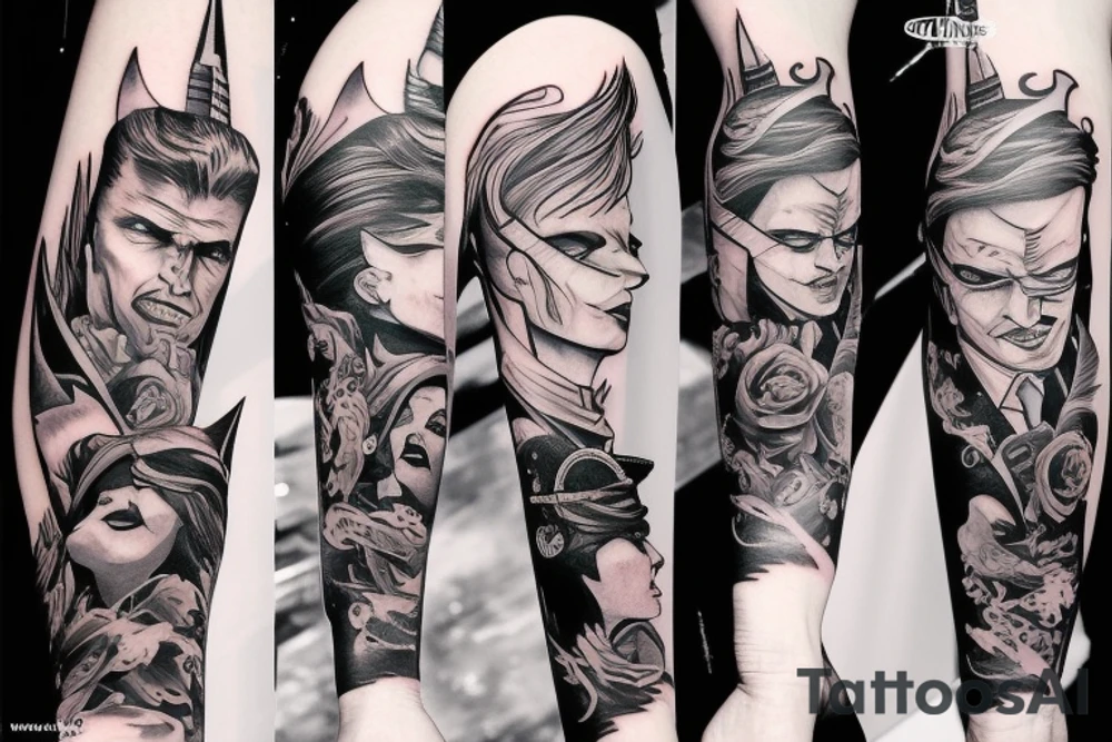 Batman Villans tattoo idea