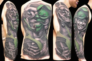 Joker, Riddler, Dr. Freeze, Bane tattoo idea