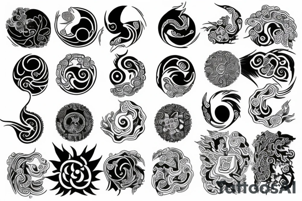Yin Yang tattoo idea