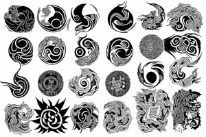 Yin Yang tattoo idea