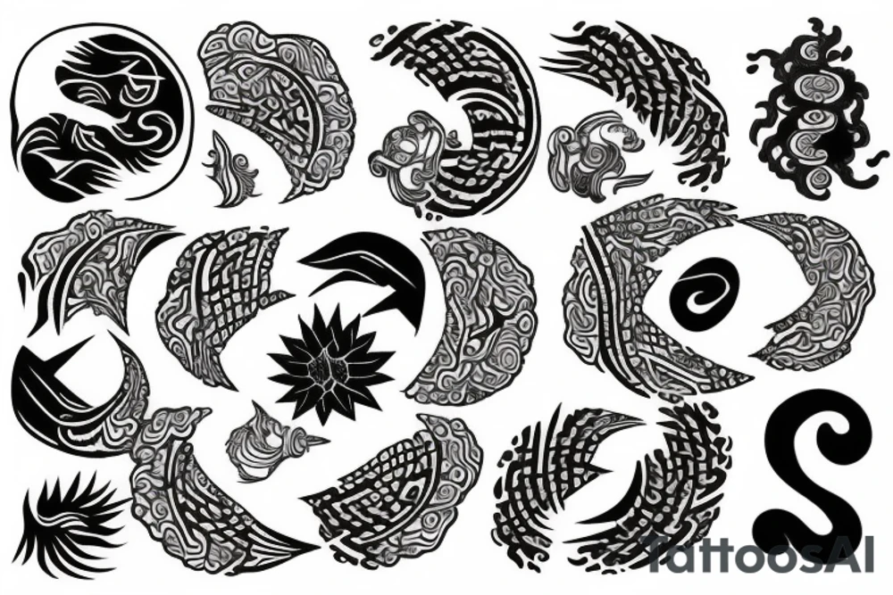 Yin Yang tattoo idea