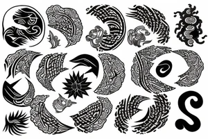 Yin Yang tattoo idea