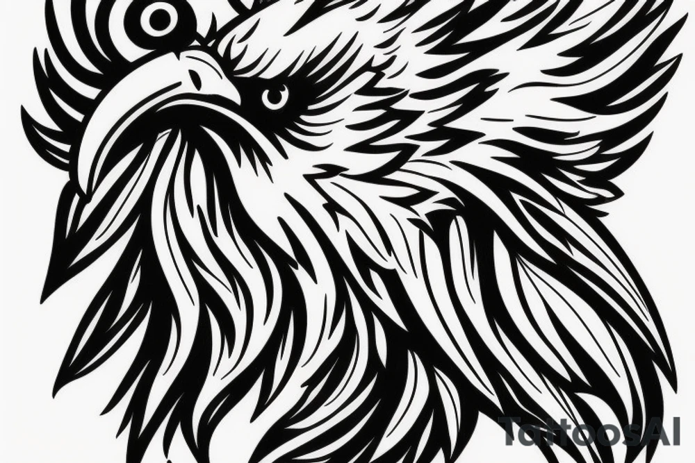 Eagle,hourglass tattoo idea