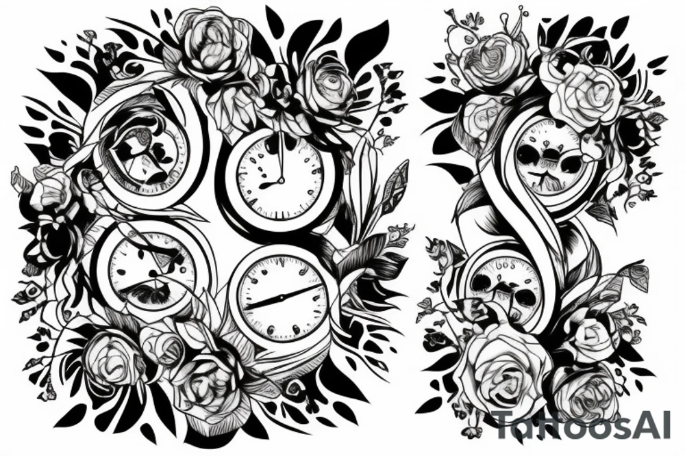 hourglass tattoo idea