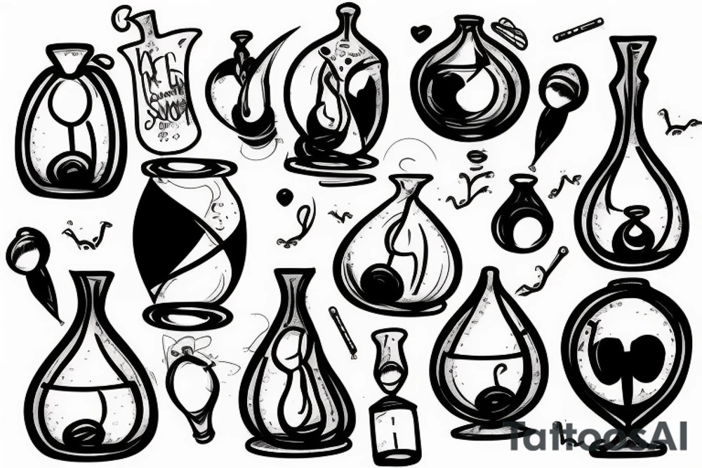 hourglass tattoo idea
