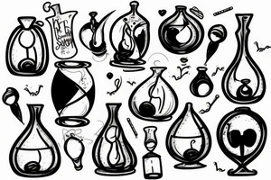 hourglass tattoo idea