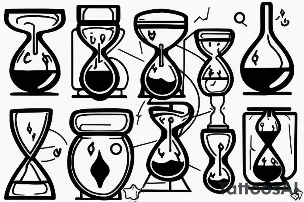 hourglass tattoo idea