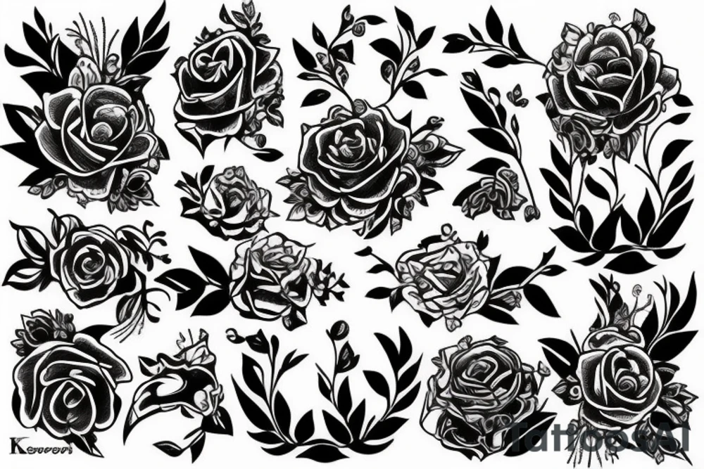 череп с короной tattoo idea