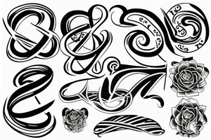 Name within an infinity sign tattoo idea