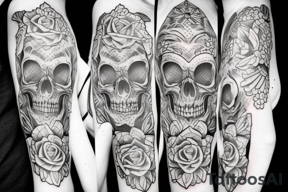 skull tattoo idea