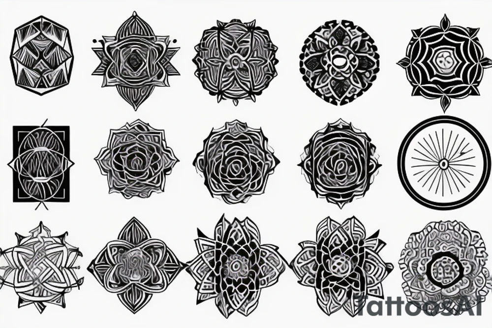 meditation and personal development tattoo idea