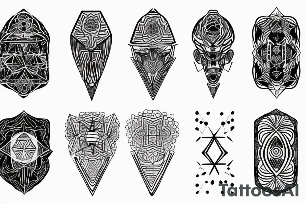 meditation and personal development tattoo idea
