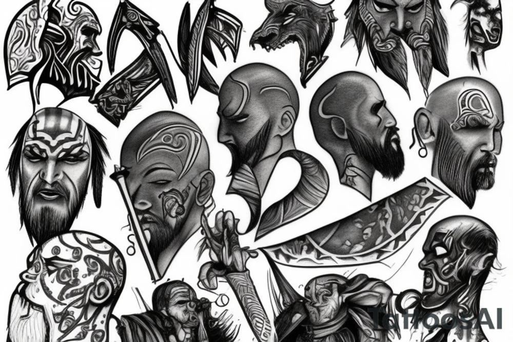Kratos tattoo idea