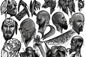 Kratos tattoo idea