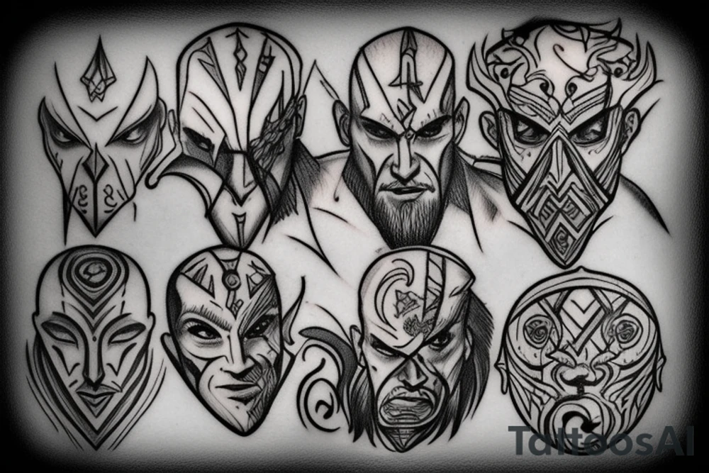 Kratos tattoo idea