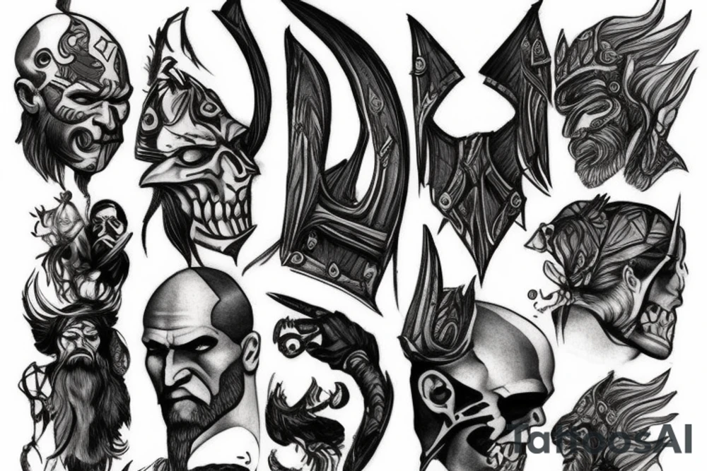 God Of War tattoo idea