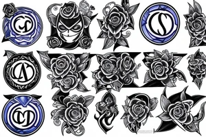 Blue lantern tattoo idea