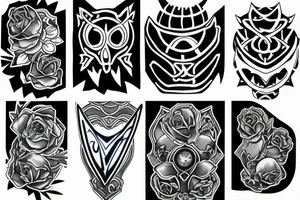 Blue lantern tattoo idea