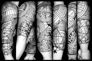 Globe with plane around tattoo idea