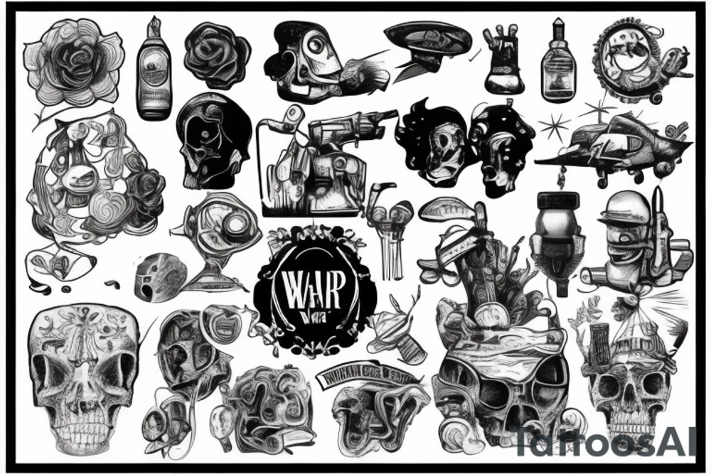 War never changes tattoo idea