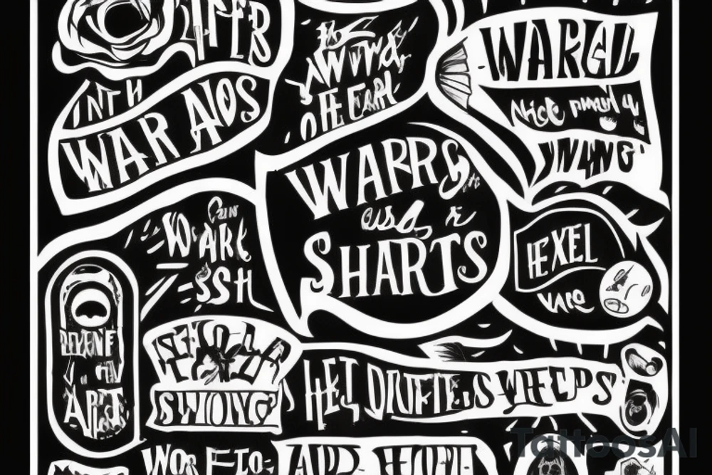War never changes quote war is hell tattoo idea