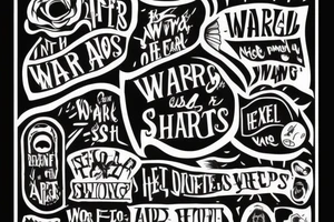 War never changes quote war is hell tattoo idea