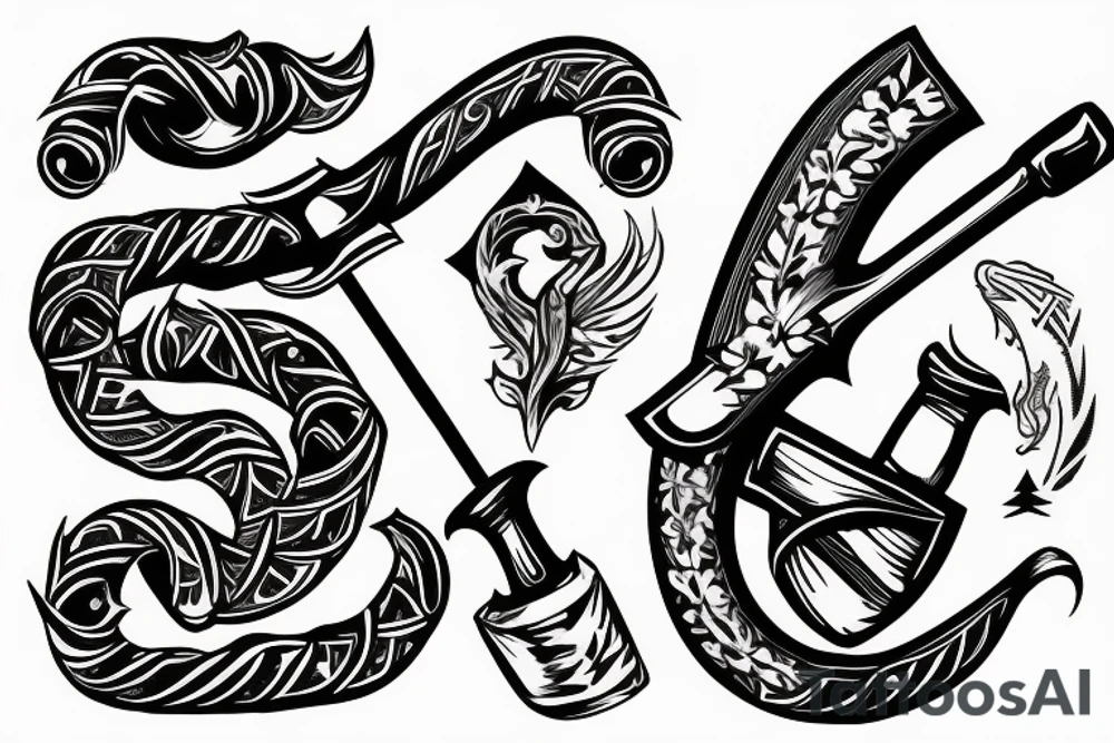 Slavic axe in hand tattoo idea
