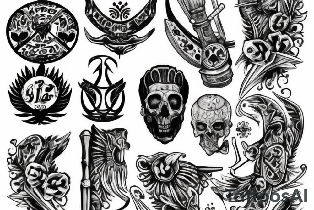 Slavic axe tattoo idea