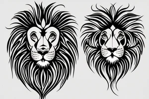 lion tattoo on chest tattoo idea