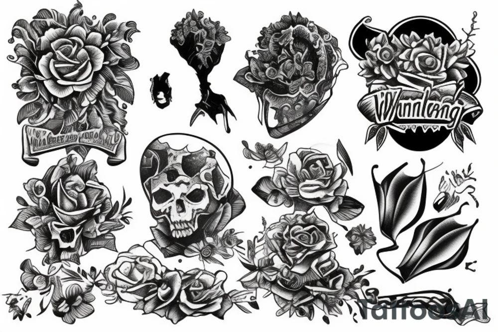 Wandering tattoo idea