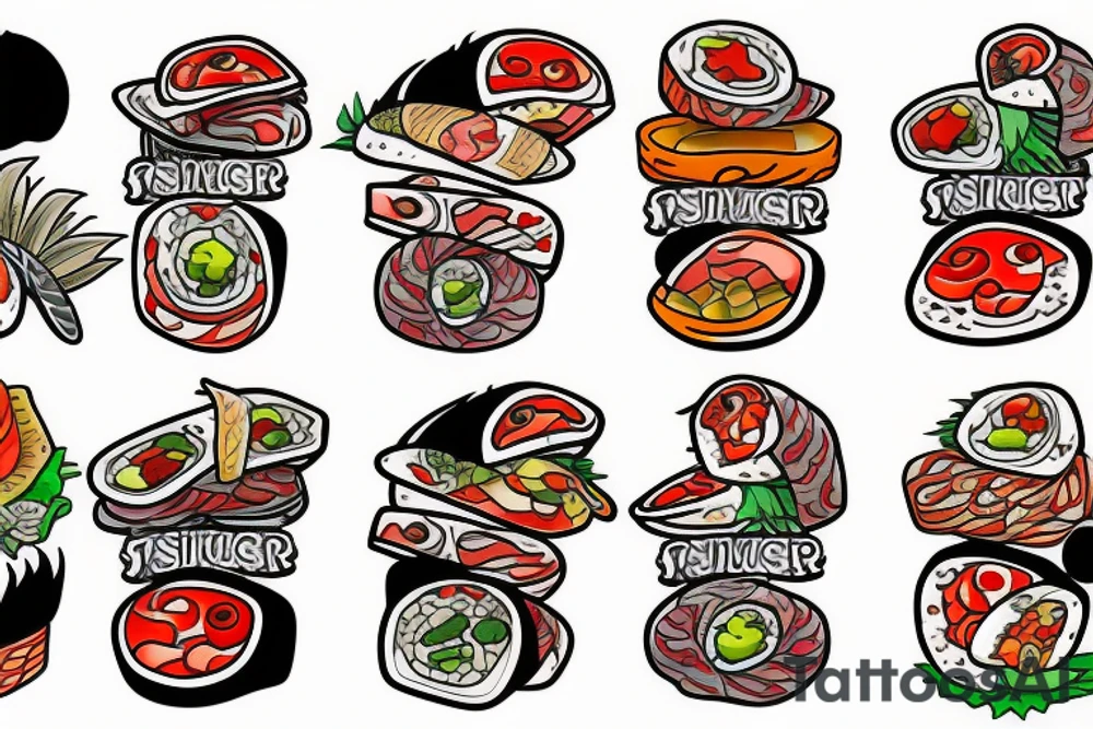Sushi master tattoo idea