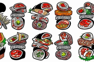 Sushi master tattoo idea