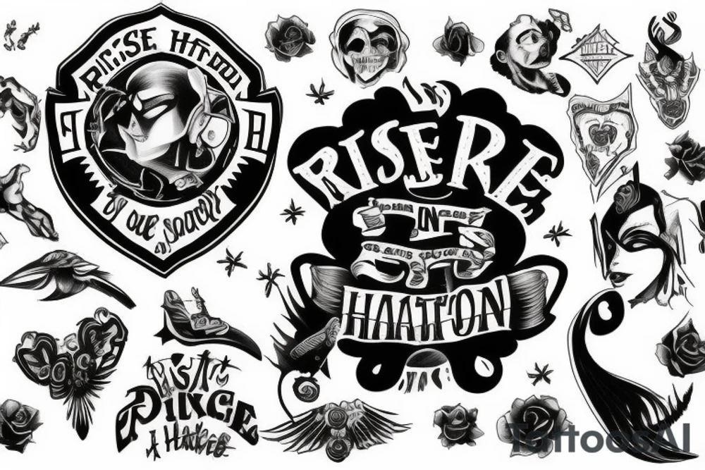 Rise up from hate tattoo idea