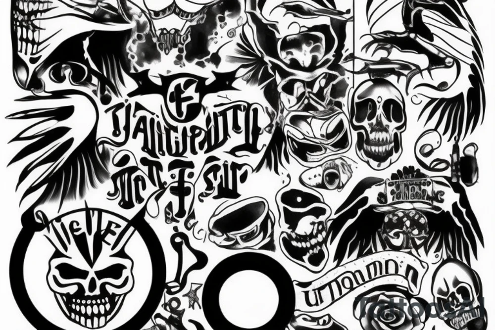 Rise up from hate tattoo idea