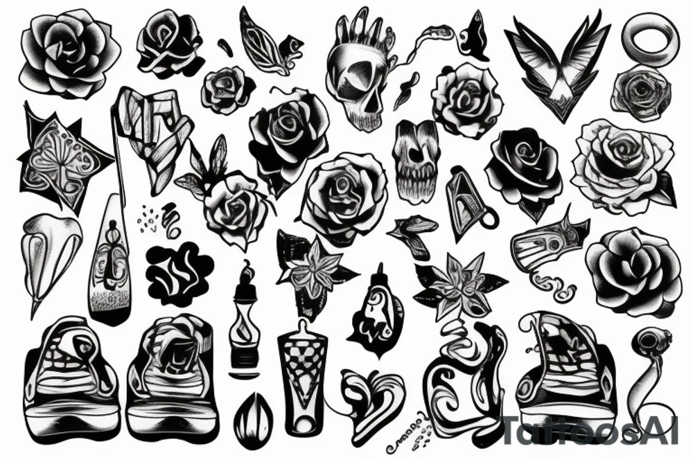 I don't care tattoo idea
