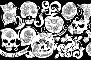I don't care tattoo idea