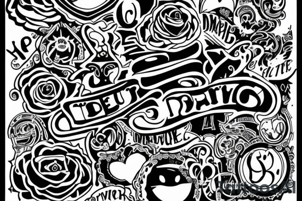 Text writin HÆ?! tattoo idea