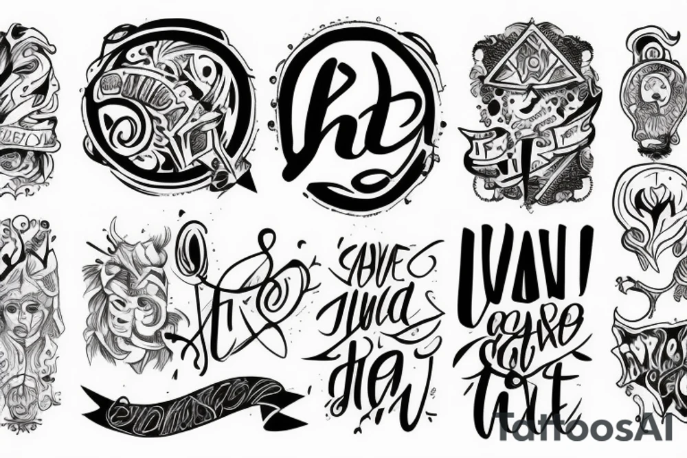Text HÆ?! tattoo idea