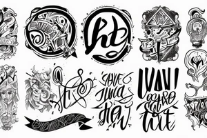 Text HÆ?! tattoo idea