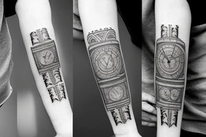Roman numeric tattoo tattoo idea