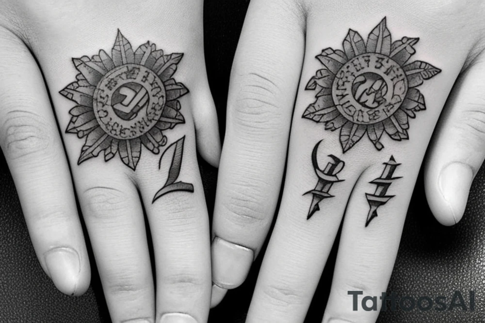 Roman numeric tattoo for ring finger tattoo idea