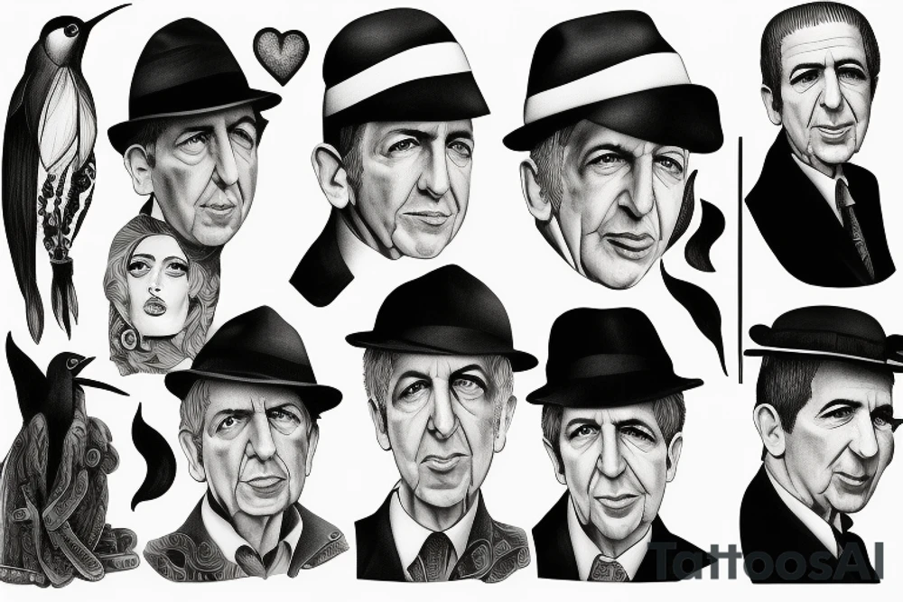 leonard cohen tattoo idea